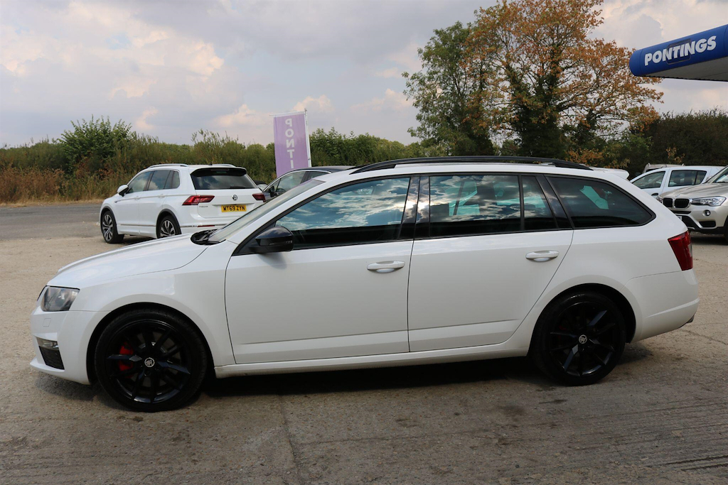 Skoda Octavia Vrs White #13