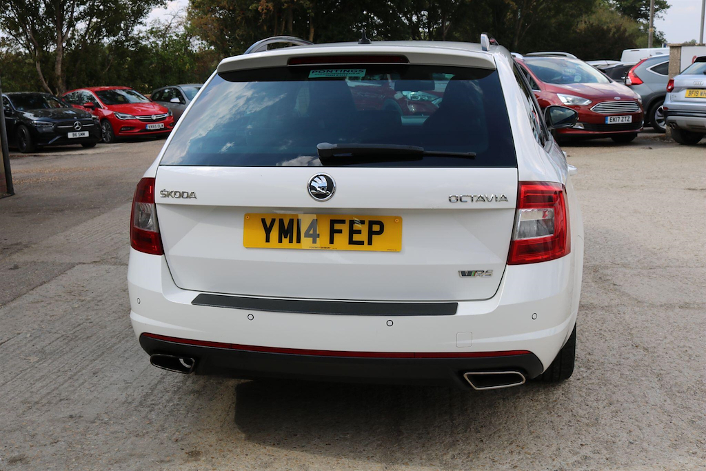 Skoda Octavia Vrs White #8