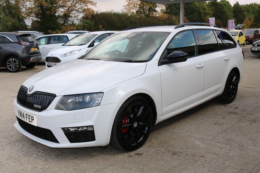 Skoda Octavia Vrs White #15