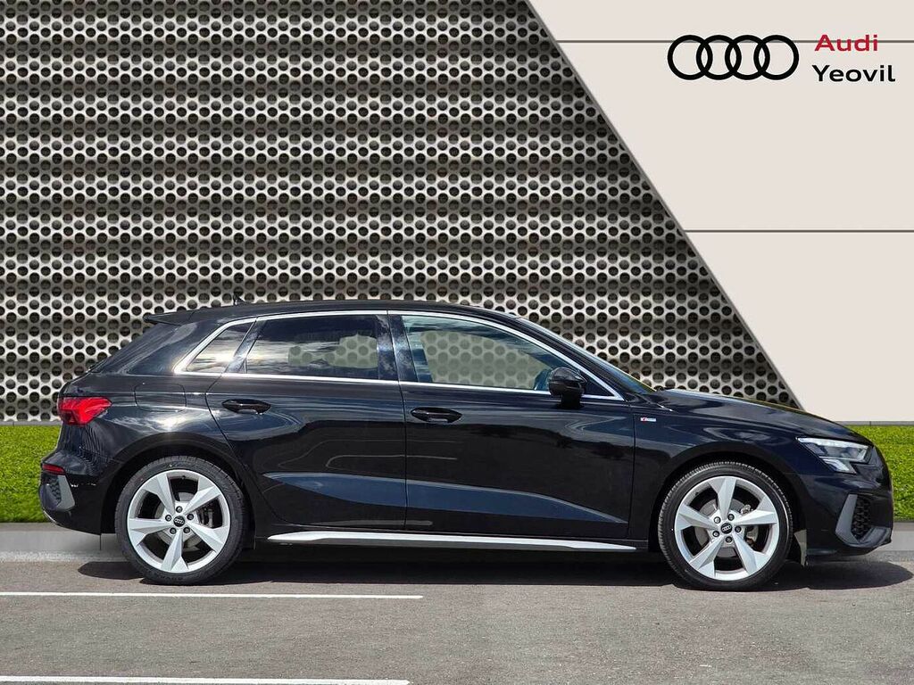 Audi A3 S Line 35 Tfsi 150 Ps S Tronic - 2023 GJ23NWF Black #3