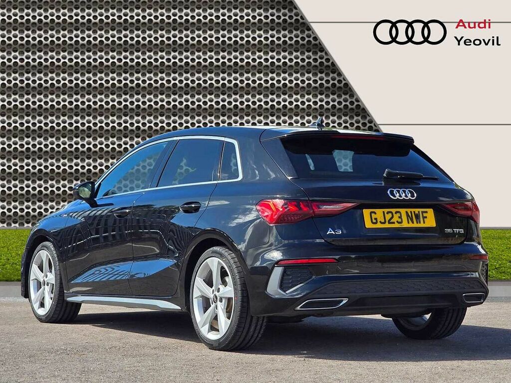 Audi A3 S Line 35 Tfsi 150 Ps S Tronic - 2023 GJ23NWF Black #2