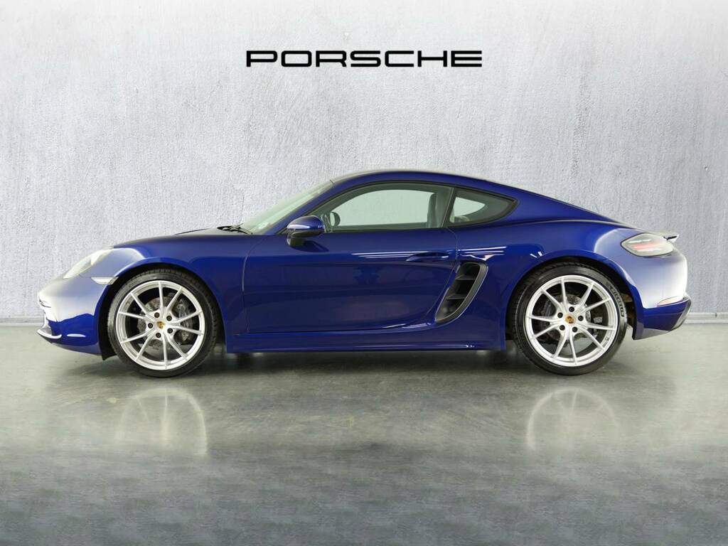Porsche 718 Cayman Coupe Blue #2