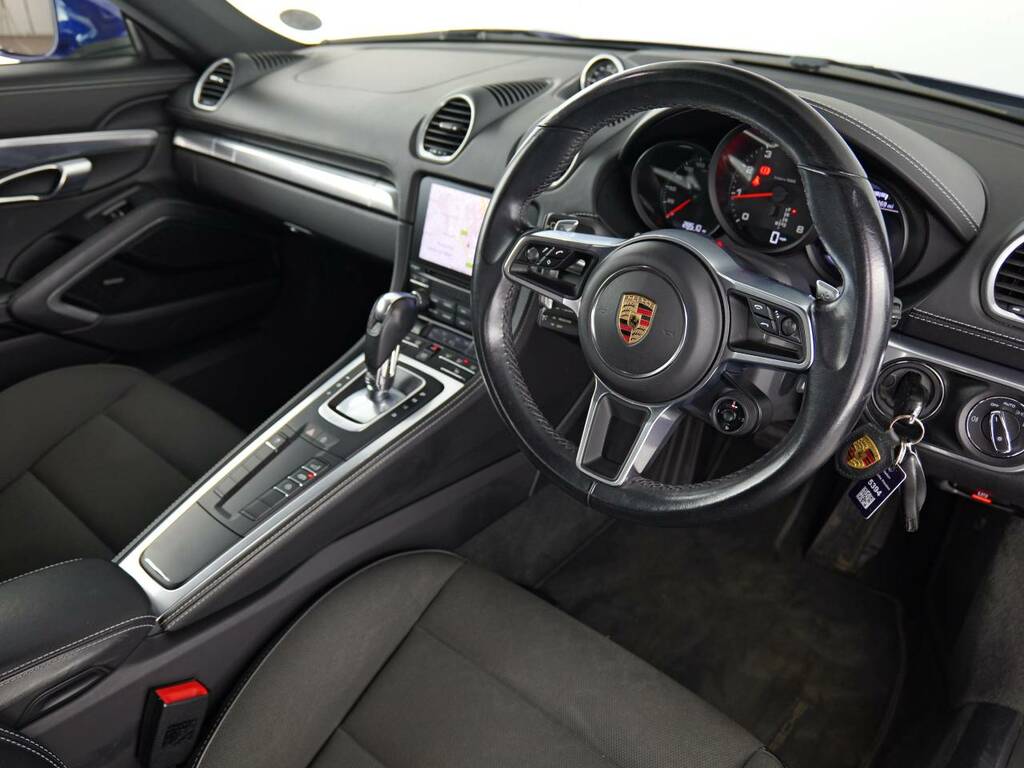 Porsche 718 Cayman Coupe Blue #4