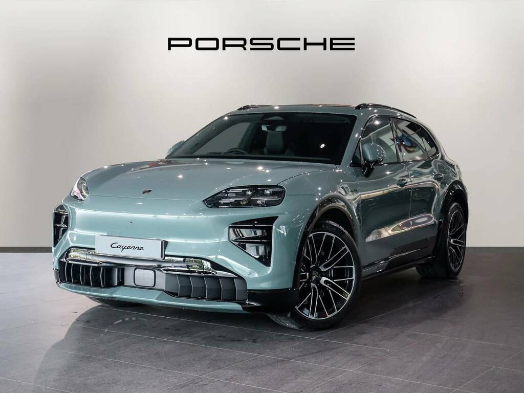 Porsche Cayenne Turbo Electric Green #2