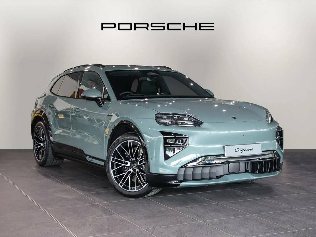 Porsche Cayenne Turbo Electric Green