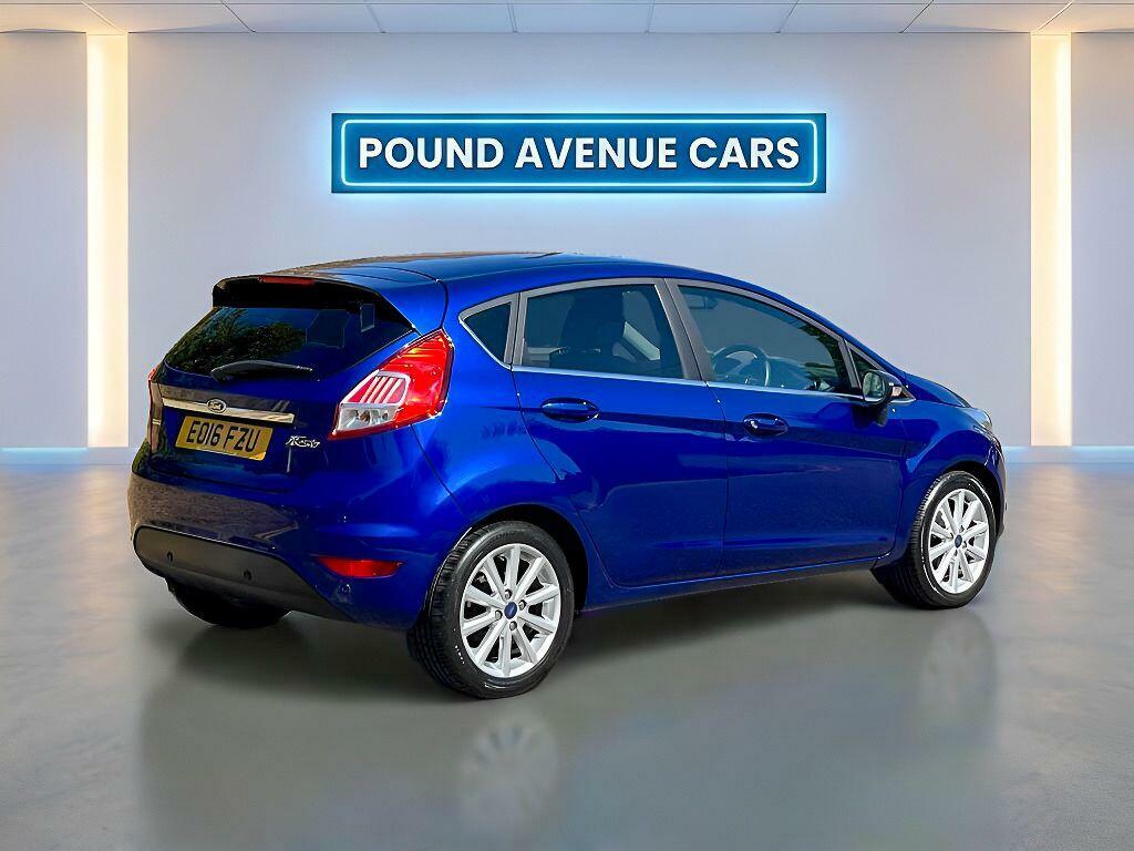 Ford Fiesta 1.0T Ecoboost Titanium Powershift Euro 6 EO16FZU Blue #4