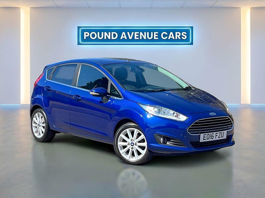 Ford Fiesta 1.0T Ecoboost Titanium Powershift Euro 6 EO16FZU Blue