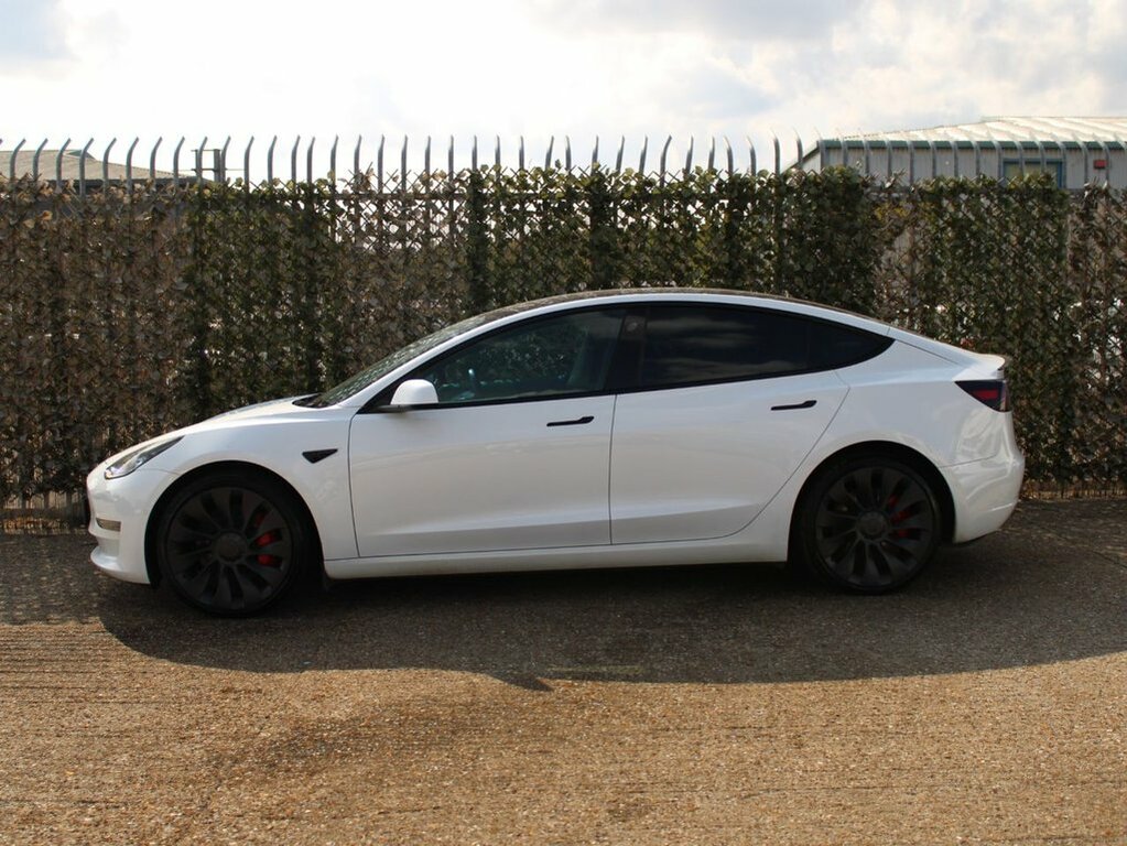 Tesla Model 3 Saloon WP22HLU White #4