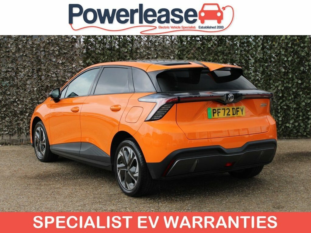 MG MG4 Hatchback PF72DFY Orange