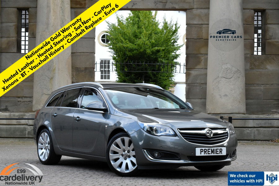 Vauxhall Insignia Elite Estate Heated Leather Satnav Rev Cam Grey