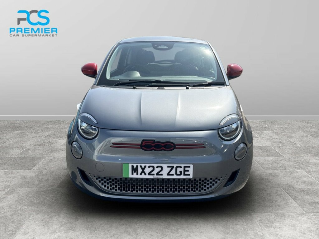 Fiat 500E Red Grey #2