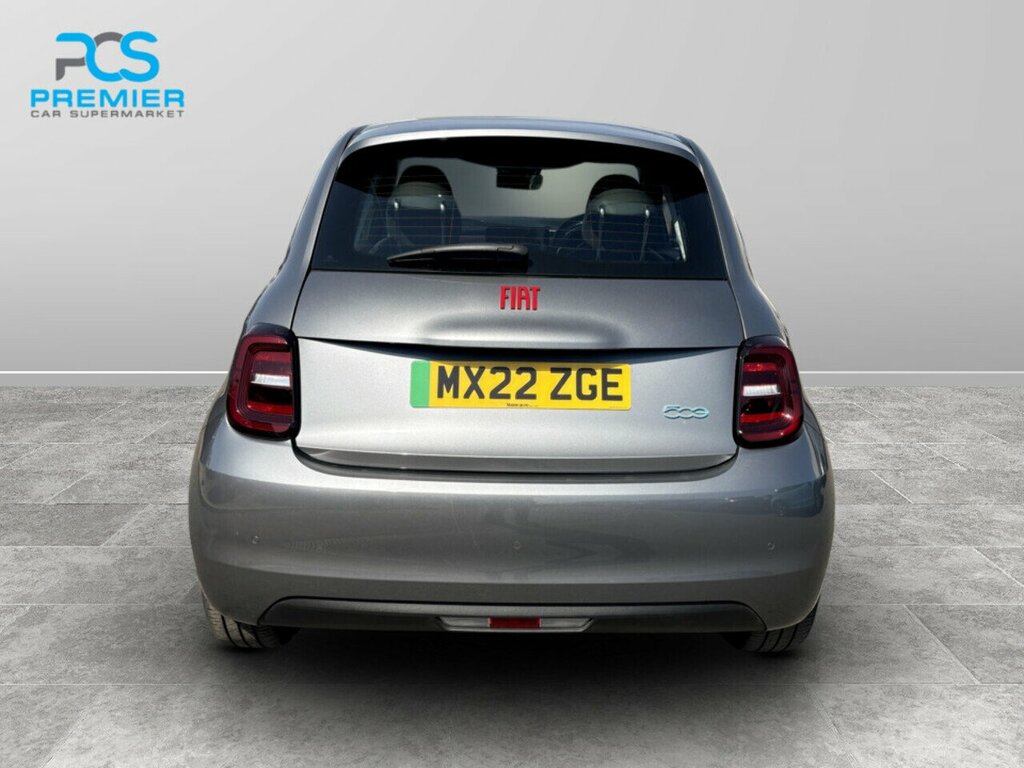 Fiat 500E Red Grey #3