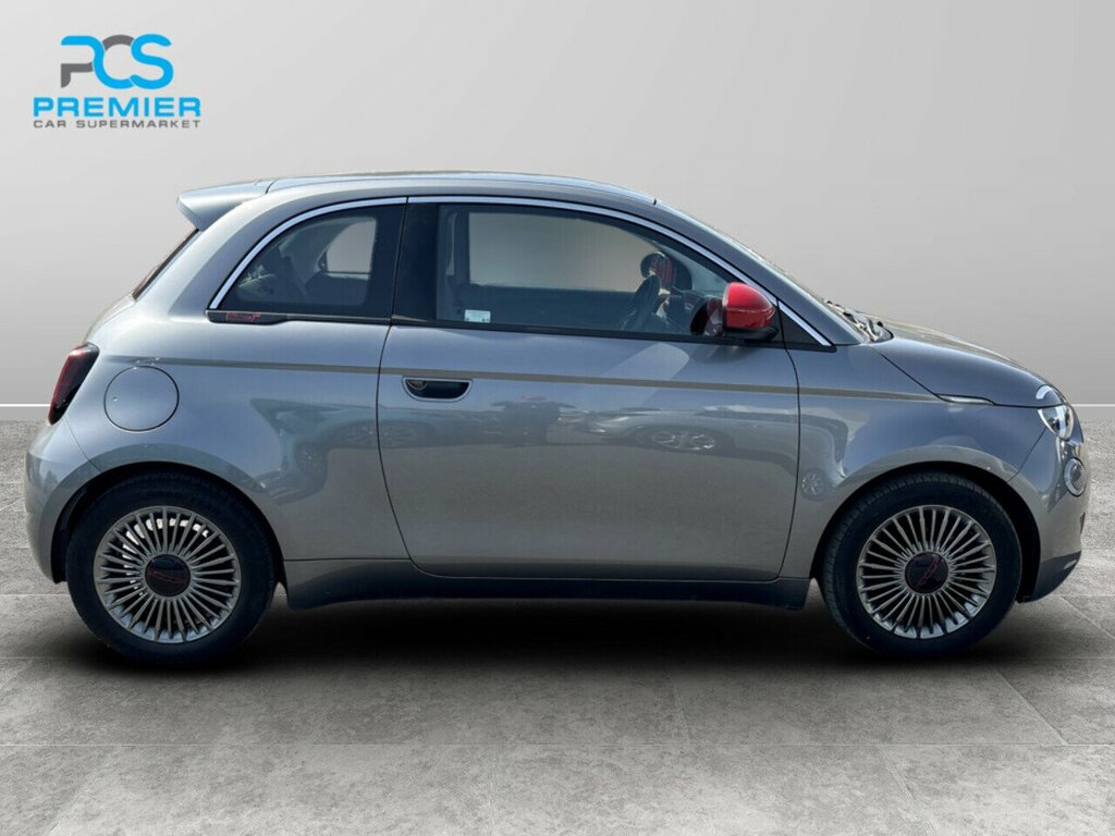 Fiat 500E Red Grey #4