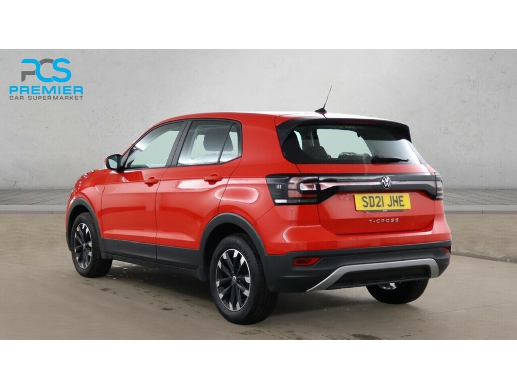 Volkswagen T-Cross Tsi S Red #4