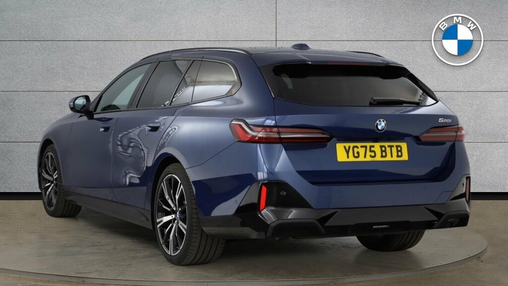 BMW 5 Series 520I M Sport Pro Touring Blue #2