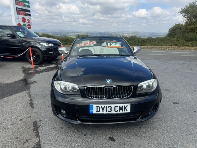 BMW 1 Series 118D Convertible Exclusive Ed E8JDA Black #5