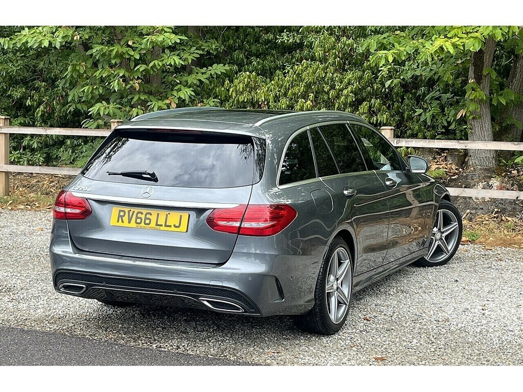 Mercedes-Benz C Class C220d Amg Line Black #4