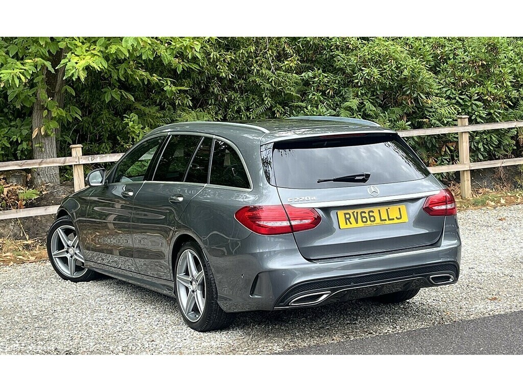 Mercedes-Benz C Class C220d Amg Line Black #5