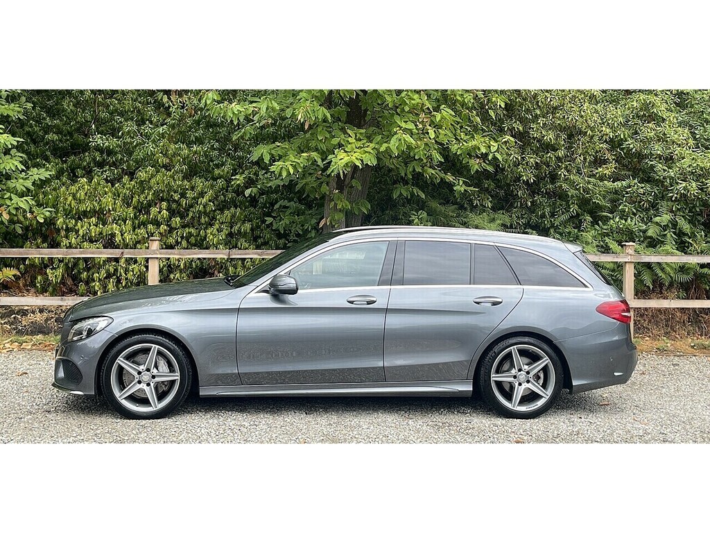 Mercedes-Benz C Class C220d Amg Line Black #6