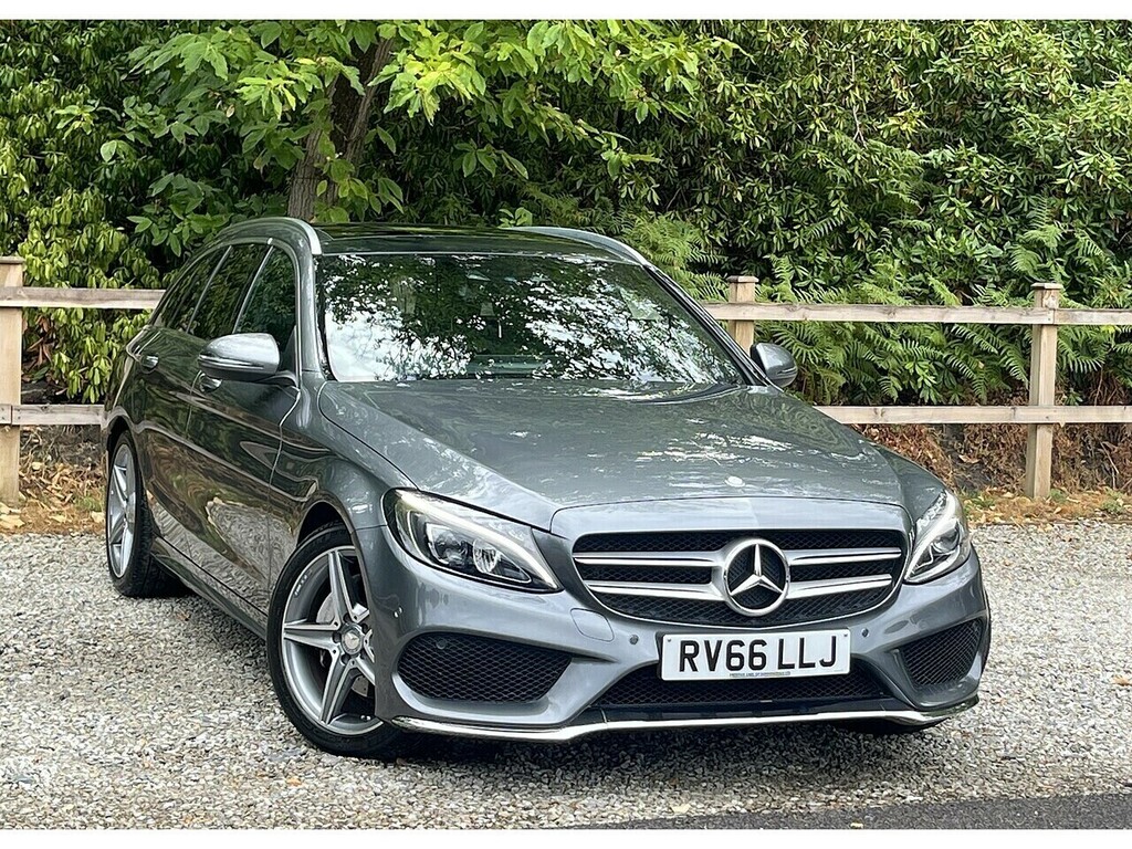 Mercedes-Benz C Class C220d Amg Line Black #2