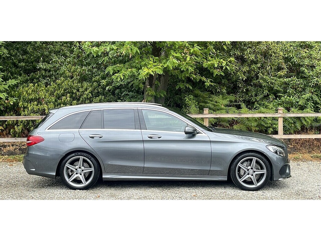Mercedes-Benz C Class C220d Amg Line Black #3
