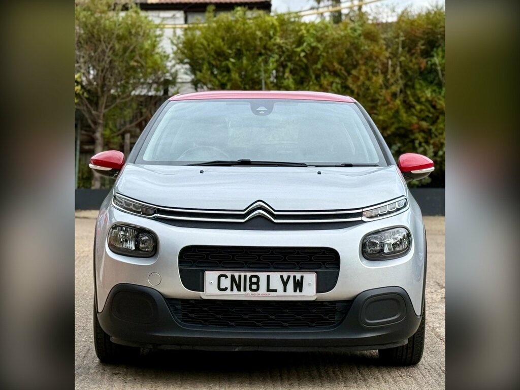 Citroen C3 1.2 Puretech Feel Euro 6 CN18LYW Silver #2
