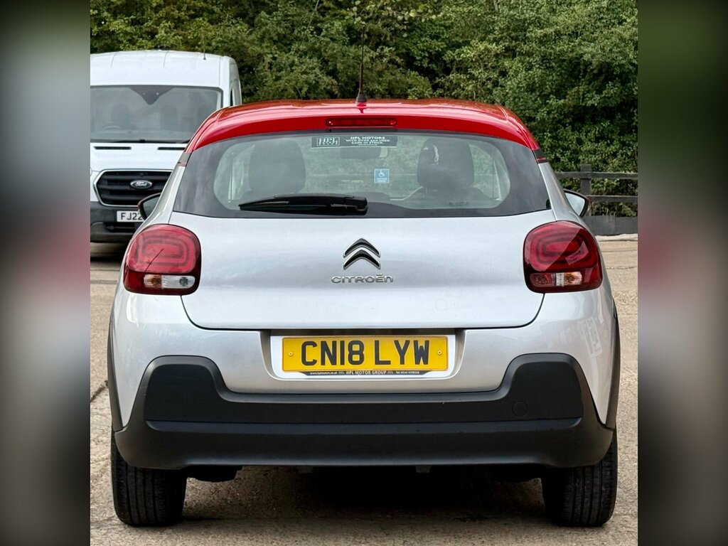 Citroen C3 1.2 Puretech Feel Euro 6 CN18LYW Silver #6