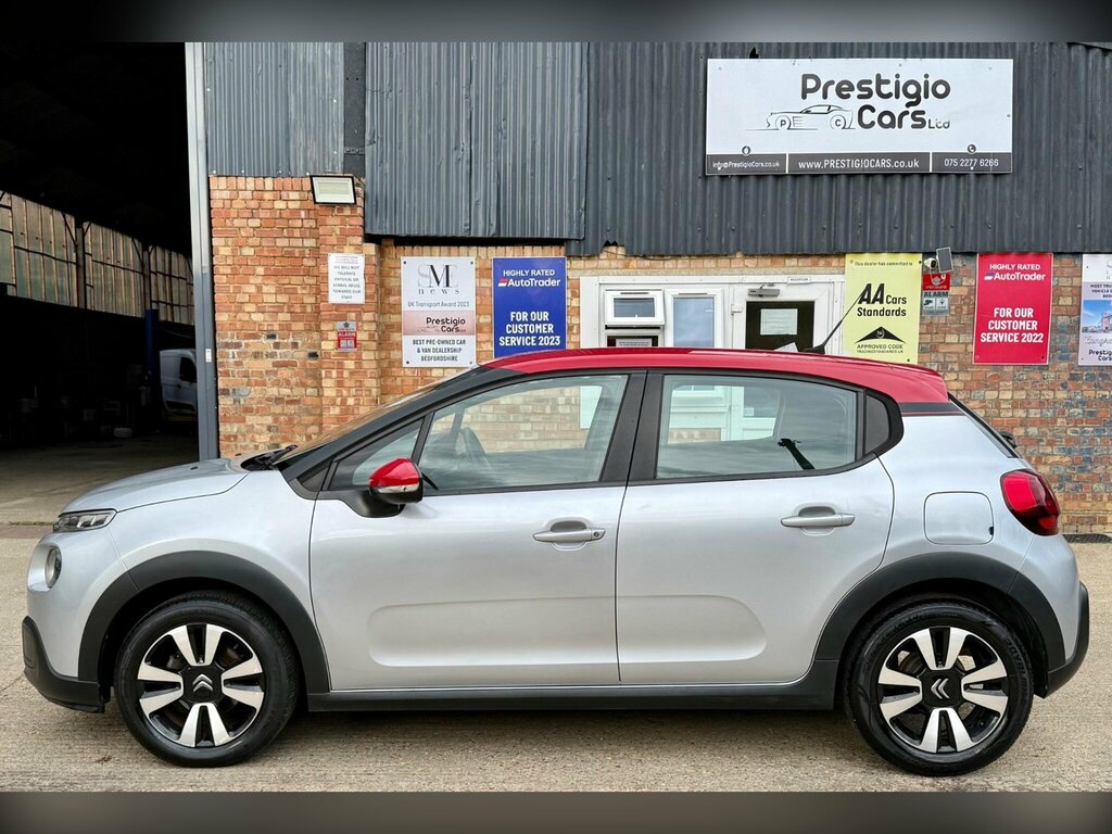 Citroen C3 1.2 Puretech Feel Euro 6 CN18LYW Silver #4
