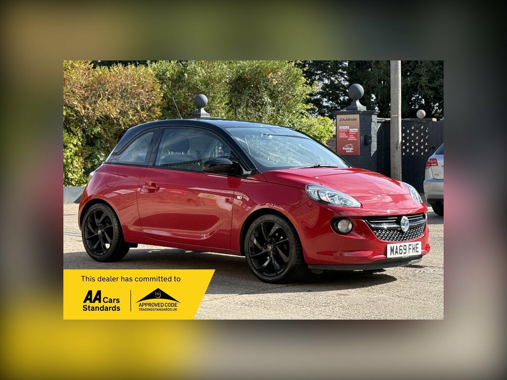 Vauxhall Adam 1.2I Griffin Euro 6 Red