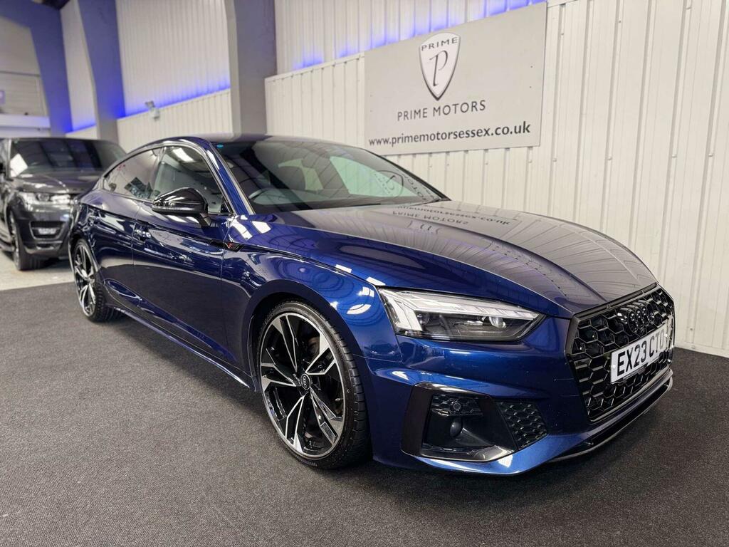 Audi A5 Black Edition Blue