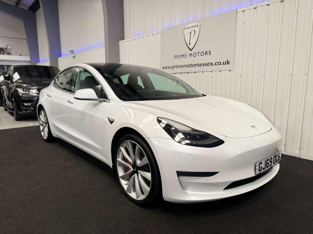 Tesla Model 3 Performance White
