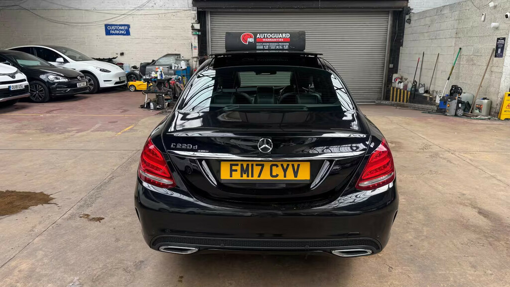 Mercedes-Benz C Class C220d Amg Line Premium 9G-tronic Saloon Black #2
