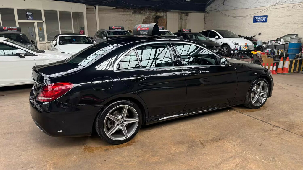 Mercedes-Benz C Class C220d Amg Line Premium 9G-tronic Saloon Black #3