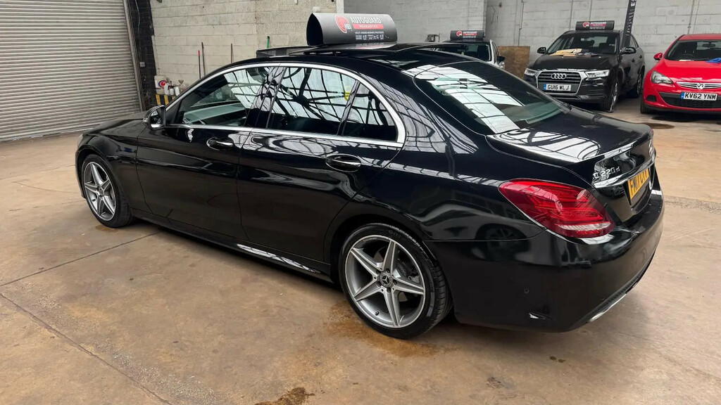 Mercedes-Benz C Class C220d Amg Line Premium 9G-tronic Saloon Black #5