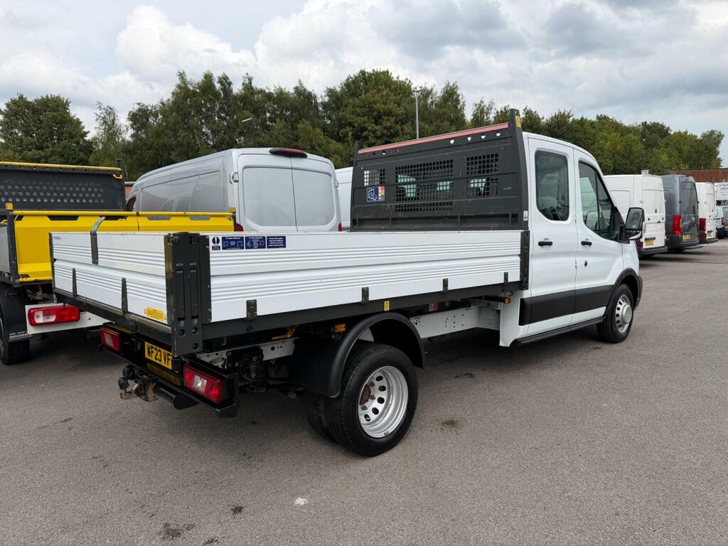 Ford Transit Custom Tipper 2.0 350 Ecoblue Leader Rwd L3 Euro 6 Ss WF23VFT White #6