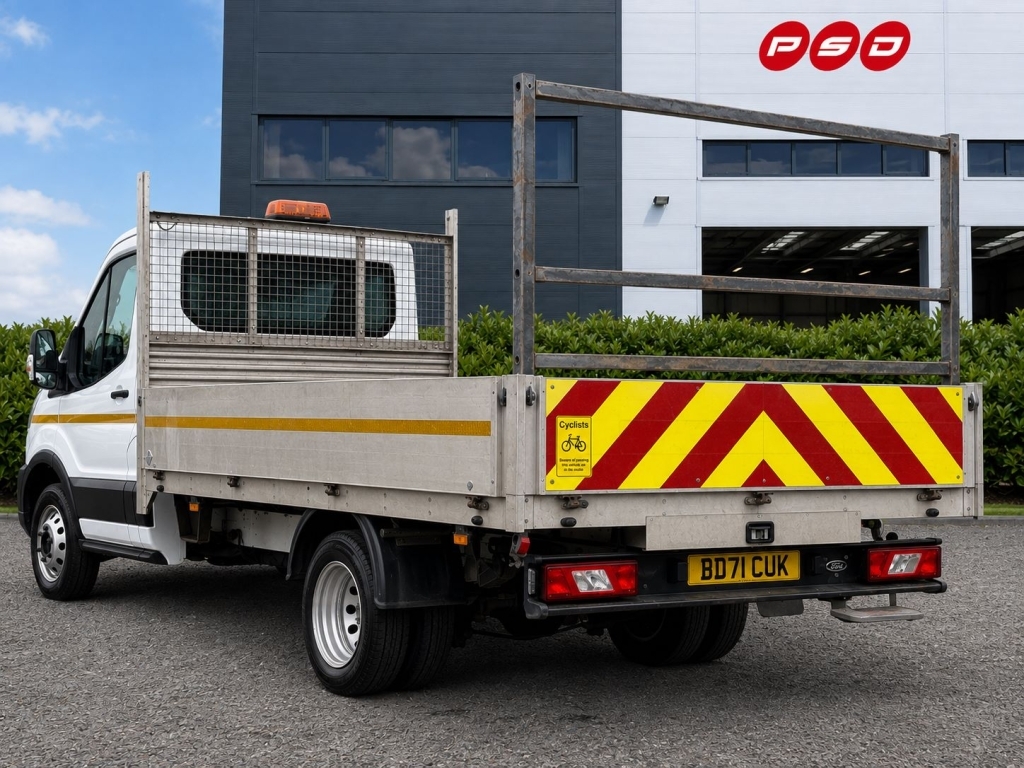 Ford Transit Custom 2.0 350 Ecoblue Leader Dropside White #5