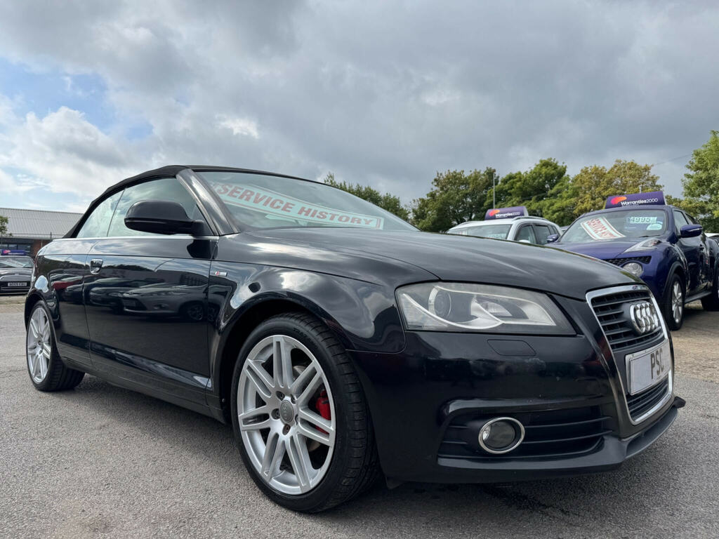 Audi A3 Cabriolet 1.9 Tdi S Line Euro 4 Black