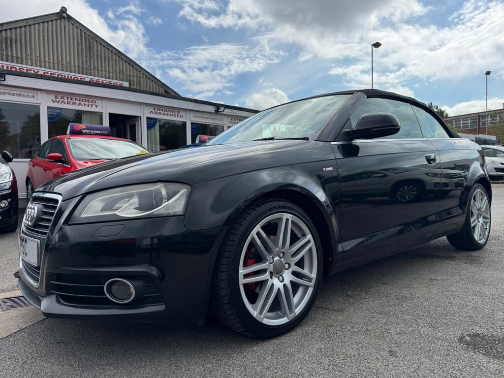 Audi A3 Cabriolet 1.9 Tdi S Line Euro 4 Black #2