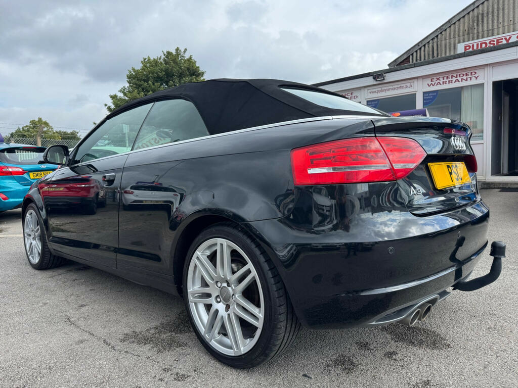 Audi A3 Cabriolet 1.9 Tdi S Line Euro 4 Black #6