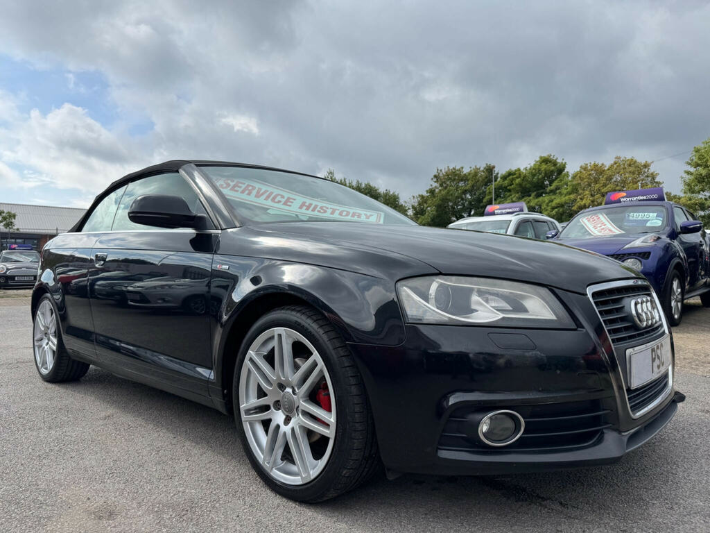 Audi A3 Cabriolet 1.9 Tdi S Line Euro 4 Black #2