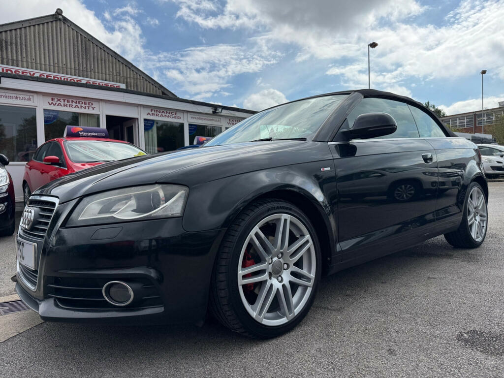 Audi A3 Cabriolet 1.9 Tdi S Line Euro 4 Black #6