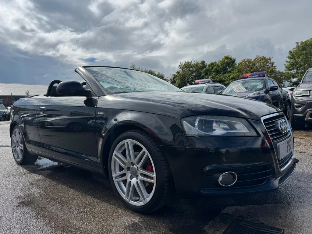 Audi A3 Cabriolet 1.9 Tdi S Line Euro 4 Black #4