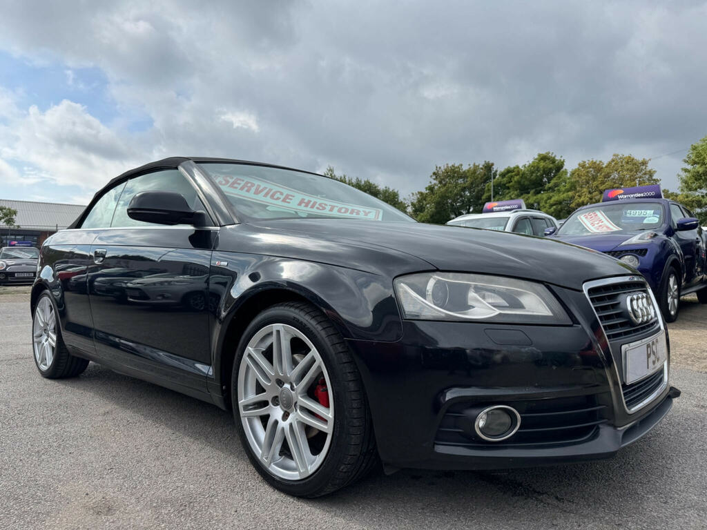 Audi A3 Cabriolet 1.9 Tdi S Line Euro 4 Black #3