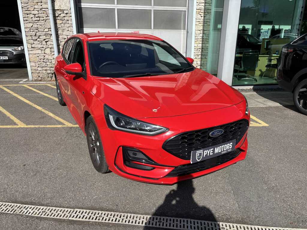 Ford Focus 1.0 Ecoboost St-line PL23OUP Red