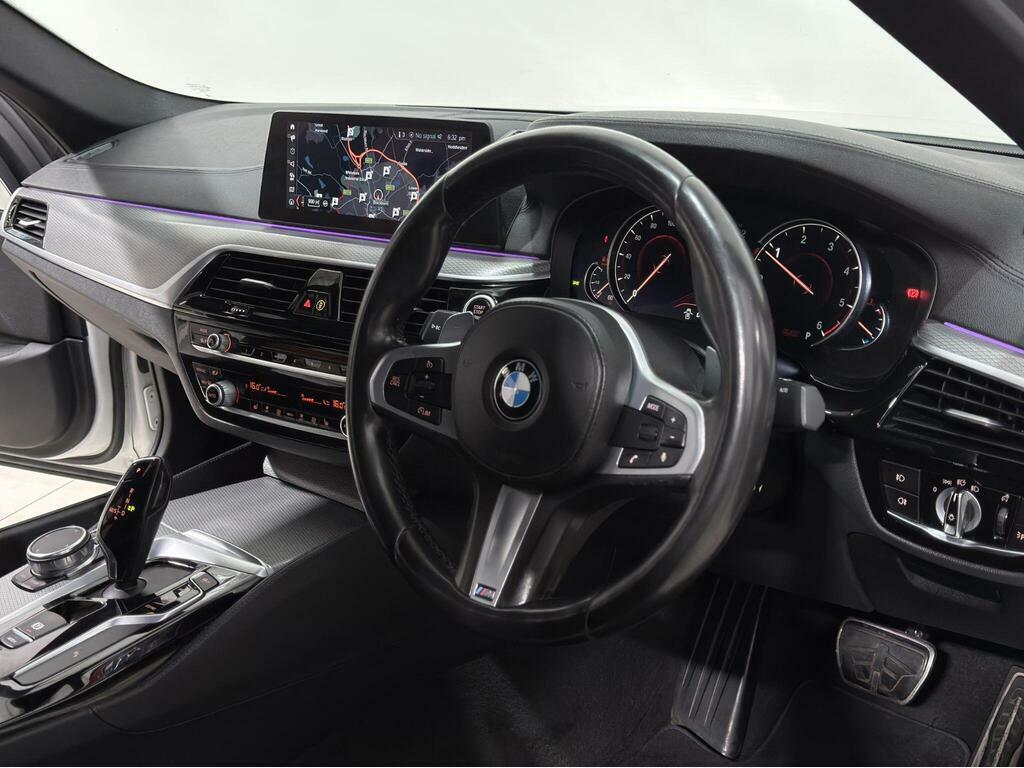 BMW 5 Series 2.0 520D M Sport Euro 6 S S White #2
