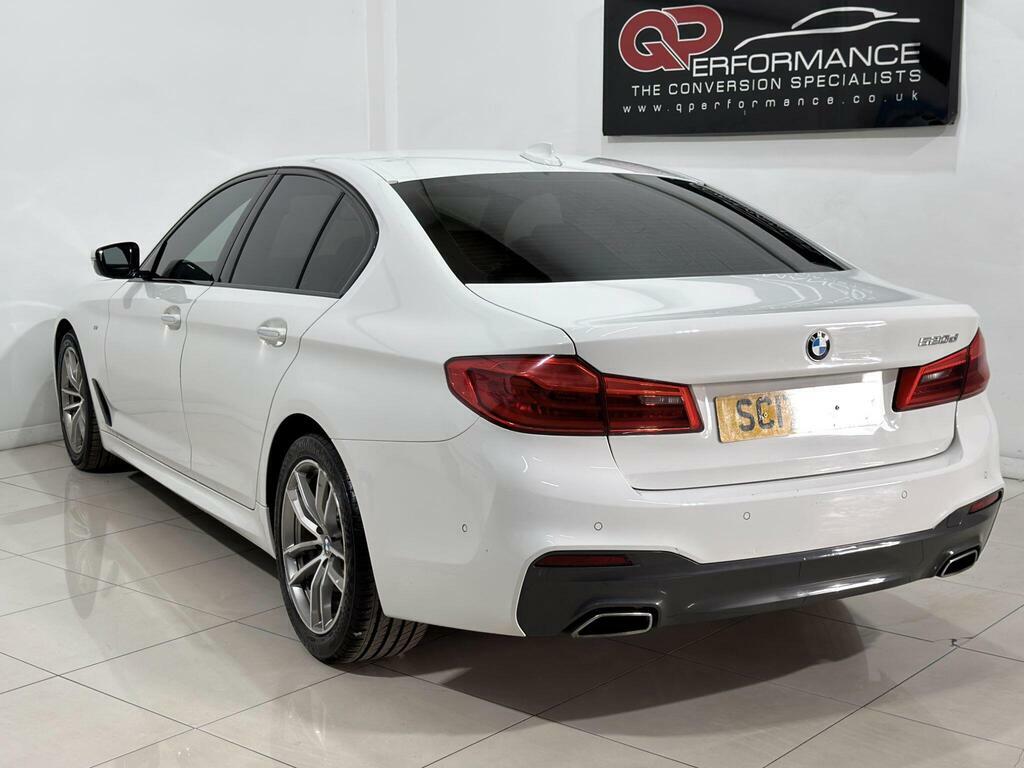 BMW 5 Series 520D M Sport White #16