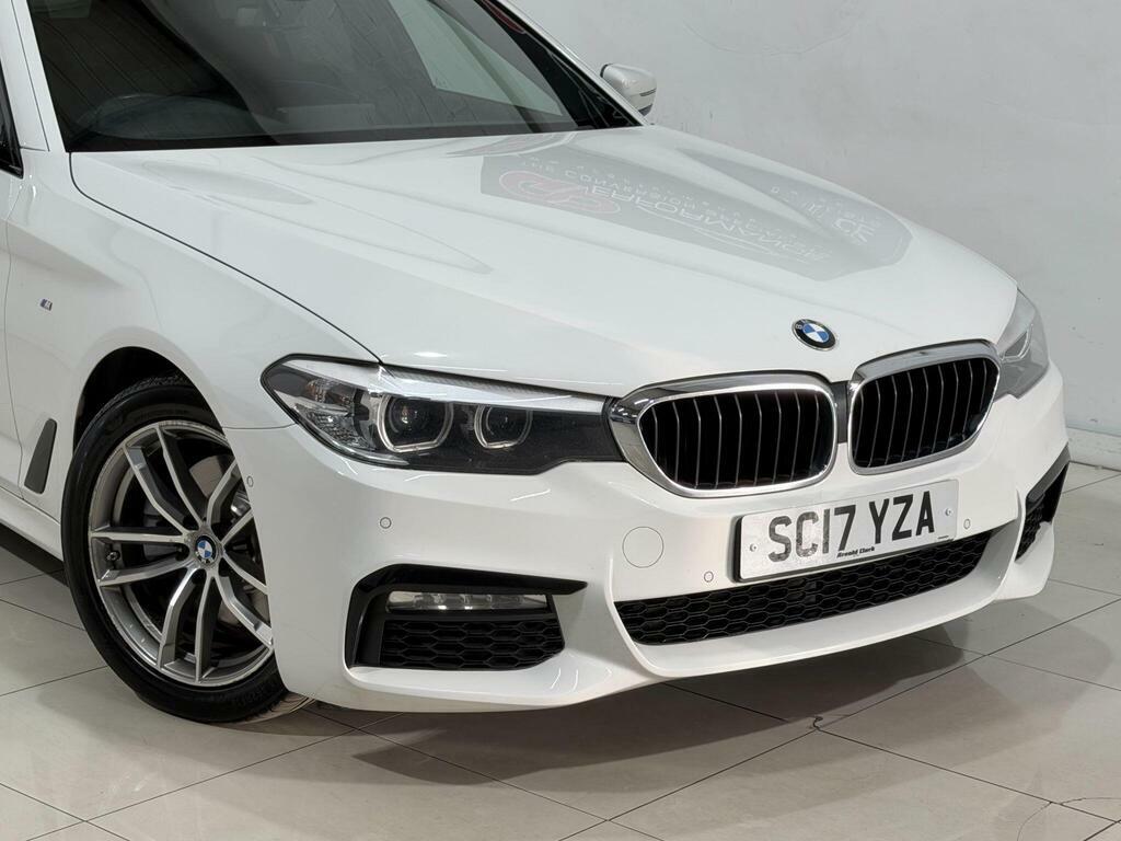 BMW 5 Series 520D M Sport White #19