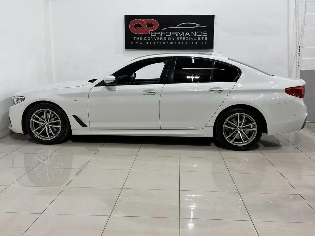 BMW 5 Series 520D M Sport White #11