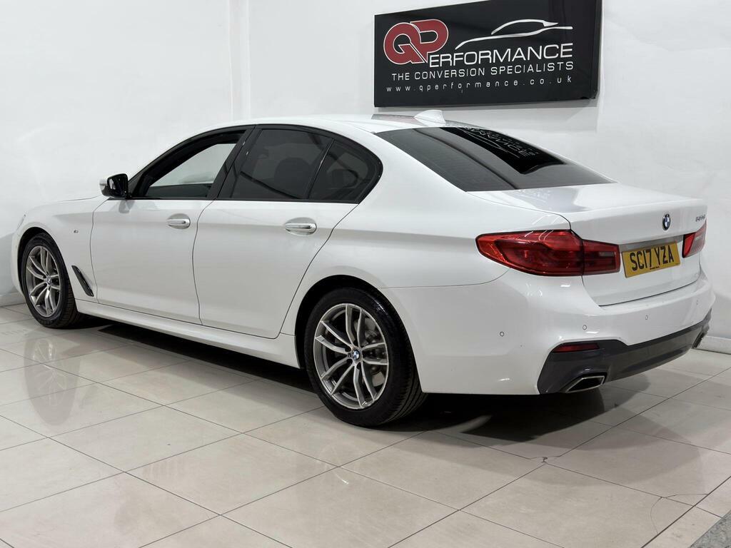 BMW 5 Series 520D M Sport White #14