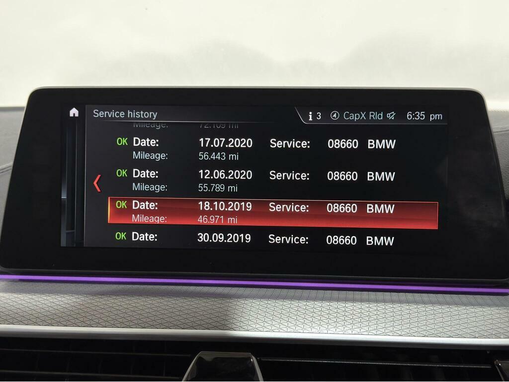 BMW 5 Series 520D M Sport White #53